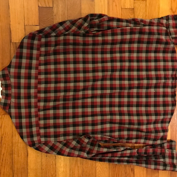 Route 66 Red Plaid Button Down - Large - Picture 3 of 5